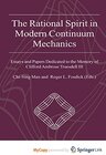 Buchcover The Rational Spirit in Modern Continuum Mechanics: Essays and Papers Dedicated to the Memory of Clifford Ambrose Truesde
