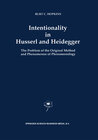 Buchcover Intentionality in Husserl and Heidegger