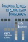Buchcover Computational Techniques for Econometrics and Economic Analysis