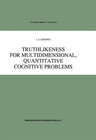 Buchcover Truthlikeness for Multidimensional, Quantitative Cognitive Problems