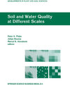 Buchcover Soil and Water Quality at Different Scales