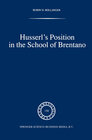 Buchcover Husserl’s Position in the School of Brentano