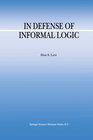 Buchcover In Defense of Informal Logic