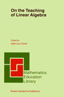 Buchcover On the Teaching of Linear Algebra