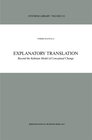 Buchcover Explanatory Translation