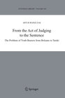 Buchcover From the Act of Judging to the Sentence