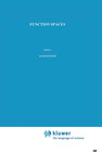 Buchcover Function Spaces