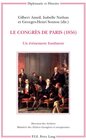 Buchcover Le Congrès de Paris (1856)