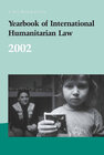 Buchcover Yearbook of International Humanitarian Law - 2002