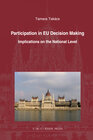 Buchcover Participation in EU Decision Making