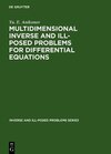 Buchcover Multidimensional Inverse and Ill-Posed Problems for Differential Equations (Inverse and Ill-Posed Problems Series, 4)