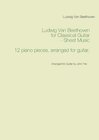 Buchcover Ludwig Van Beethoven for Classical Guitar - Sheet Music