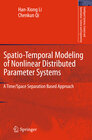 Buchcover Spatio-Temporal Modeling of Nonlinear Distributed Parameter Systems