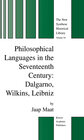 Buchcover Philosophical Languages in the Seventeenth Century