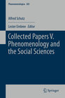 Buchcover Collected Papers V. Phenomenology and the Social Sciences