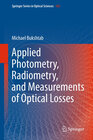 Buchcover Applied Photometry, Radiometry, and Measurements of Optical Losses