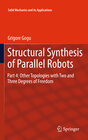 Buchcover Structural Synthesis of Parallel Robots