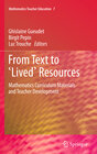 Buchcover From Text to 'Lived' Resources
