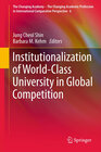Buchcover Institutionalization of World-Class University in Global Competition