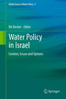 Buchcover Water Policy in Israel