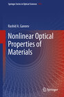 Buchcover Nonlinear Optical Properties of Materials