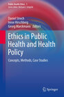 Buchcover Ethics in Public Health and Health Policy