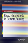 Buchcover Research Methods in Remote Sensing