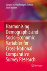 Buchcover Harmonising Demographic and Socio-Economic Variables for Cross-National Comparative Survey Research