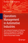 Buchcover Operations Management in Automotive Industries