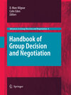 Buchcover Handbook of Group Decision and Negotiation
