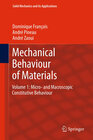 Buchcover Mechanical Behaviour of Materials