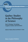 Buchcover Québec Studies in the Philosophy of Science