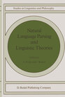 Buchcover Natural Language Parsing and Linguistic Theories