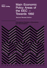 Buchcover Main Economic Policy Areas of the EEC — Towards 1992