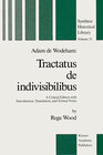 Buchcover Adam de Wodeham: Tractatus de Indivisibilibus