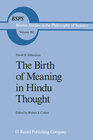 Buchcover The Birth of Meaning in Hindu Thought