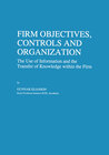 Buchcover Firm Objectives, Controls and Organization