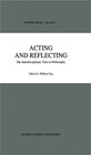 Buchcover Acting and Reflecting