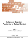 Buchcover Indigenous Cognition: Functioning in Cultural Context