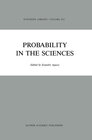 Buchcover Probability in the Sciences
