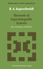 Buchcover Elements of Superintegrable Systems
