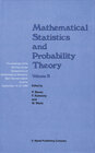 Buchcover Mathematical Statistics and Probability Theory