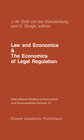 Buchcover Law and Economics and the Economics of Legal Regulation