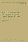 Buchcover Micronutrients in Tropical Food Crop Production