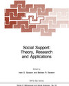 Buchcover Social Support: Theory, Research and Applications
