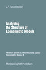 Buchcover Analysing the Structure of Economic Models