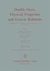 Buchcover Double Stars, Physical Properties and Generic Relations