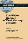 Buchcover The Wider Domain of Evolutionary Thought