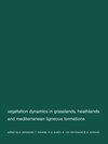Buchcover Vegetation dynamics in grasslans, heathlands and mediterranean ligneous formations