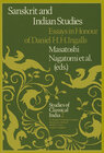 Buchcover Sanskrit and Indian Studies